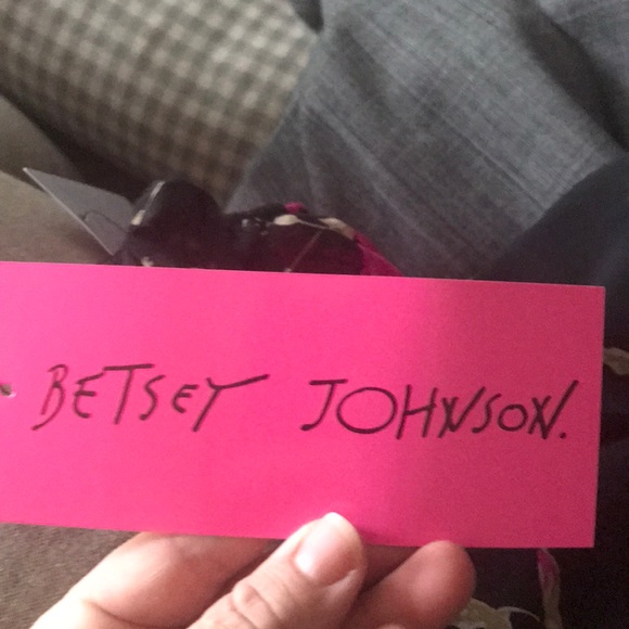 ♥️2 left ♥️Betsy Johnson Chiffon Floral Maxi Dress - Picture 3 of 5